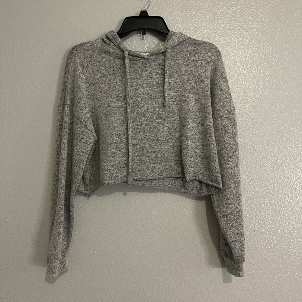 Grey crop top